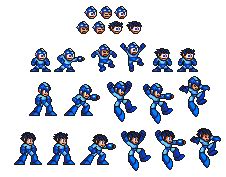 Unseen MMX Classic Megaman sprites by IceLucario20xx on DeviantArt