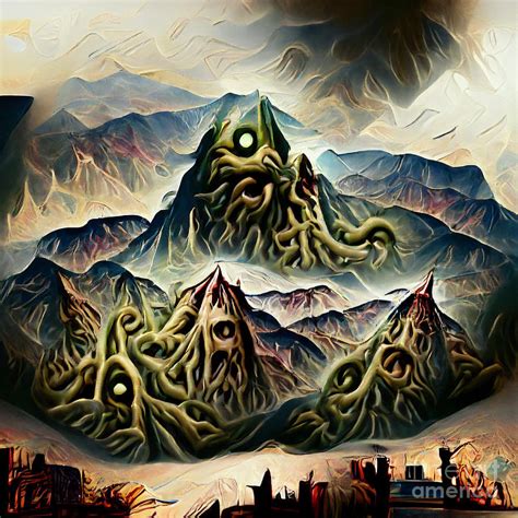 At the mountains of madness Digital Art by Joaquin Reza