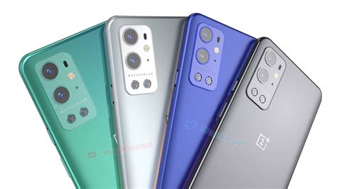 OnePlus 9 PRO Gets Official Looking Renders in All Four Colors, Video Too - Concept Phones