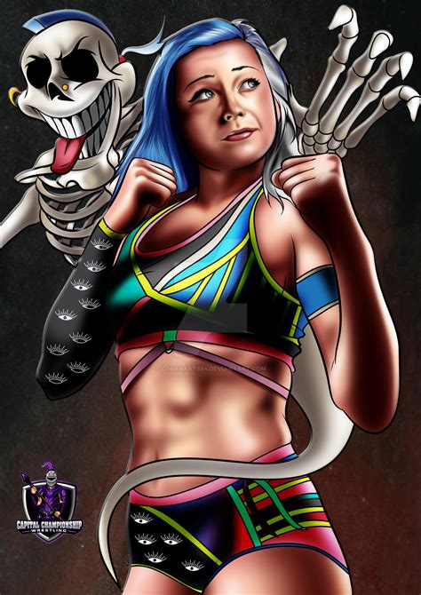 Pro Wrestler Billie Starkz by CobraArts84 on DeviantArt