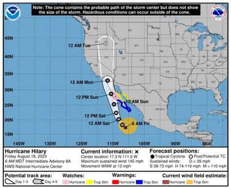 Hurricane Hilary threatens to hit California as first tropical storm in 84 years | US News ...