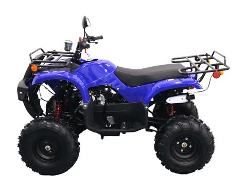 125CC ATV Locin Motor Quad Dirt Bike 4 Wheel Buggy Go kart Semi Auto 3+1 Ranger Blue | Budtrol