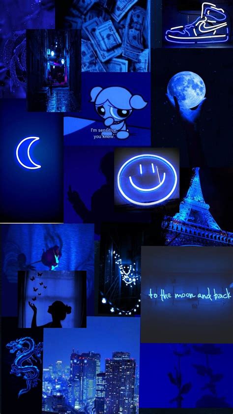 Blue aesthetic wallpaper | Diseño mural de fotos, Fondos de pantalla de ...