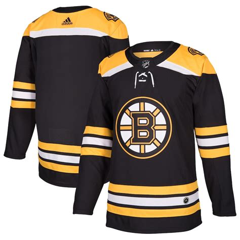 adidas Boston Bruins Black Home Authentic Blank Jersey