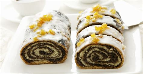 Polish-style Poppy Seed Roll with Sugar Glaze recipe | Eat Smarter USA