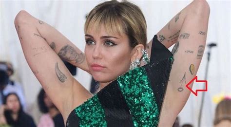 Miley Cyrus’ 74 Tattoos & Their Meanings – Body Art Guru