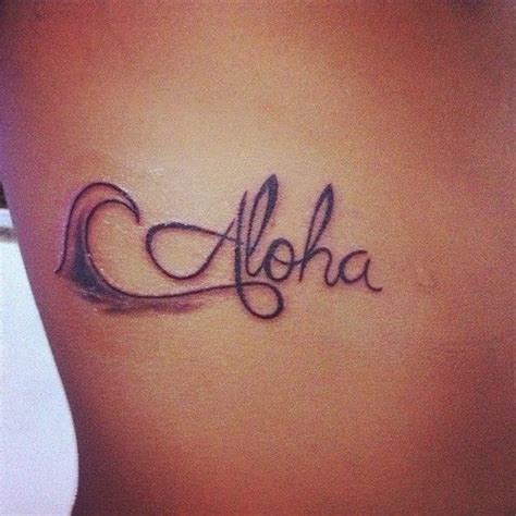 Im so doing this, with the island of Oahu instead of the wave Aloha Tattoo, Maui Tattoo, Hawaii ...