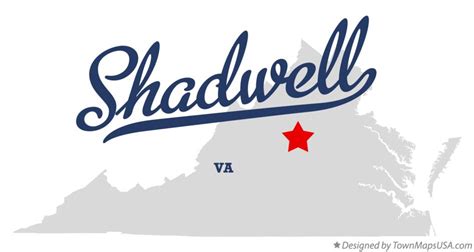 Map of Shadwell, VA, Virginia