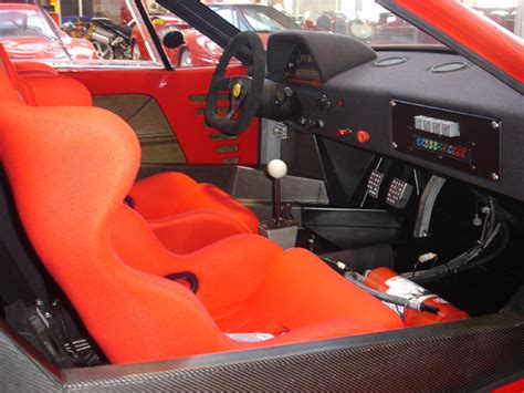 Ferrari F40 LM Competizione interior with seats Serial Number 97881 | Revival Sports Cars Limited