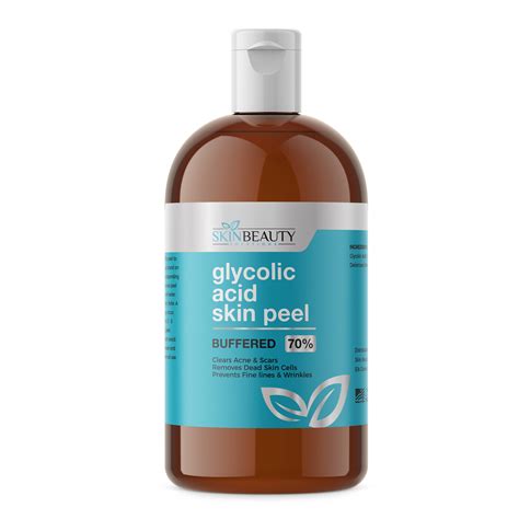 GLYCOLIC ACID Skin Cosmetic Grade Peel 70% UNBUFFERED | Natural Alpha ...