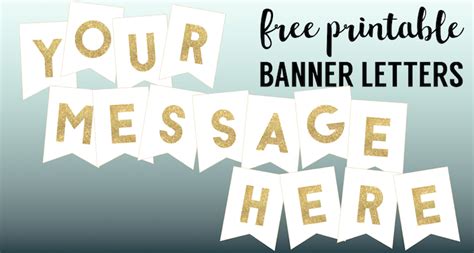 Diy Banner Template Free