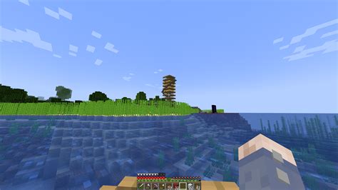 my tall farm looks kinda ominous from this angle idk : r/Minecraft