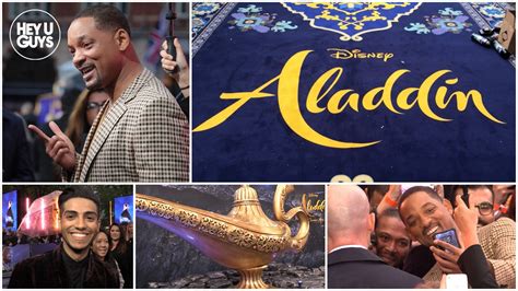 Aladdin Premiere Interviews - Will Smith & Mena Massoud on Disney's ...