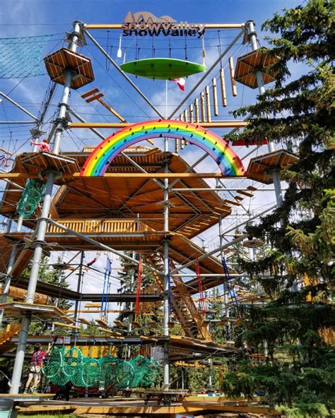 The Snow Valley Aerial Park in Edmonton % Passports and Pigtails