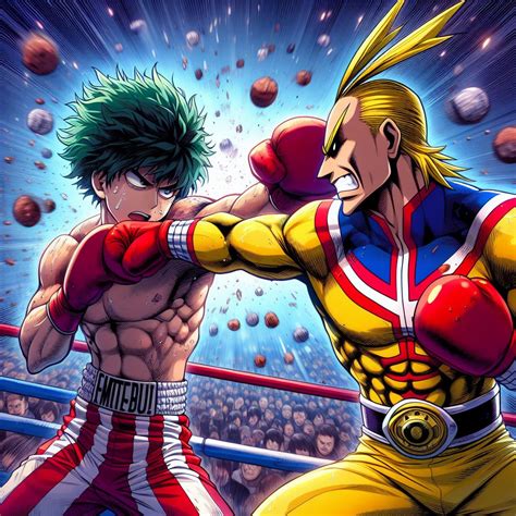 Deku vs All Might by KevsRandomAIArt on DeviantArt