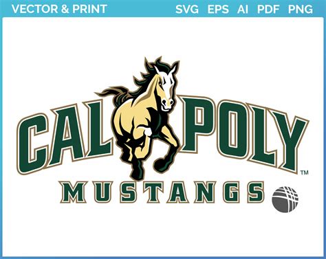 Cal Poly Mustangs - Wordmark Logo (2021) - College Sports Vector SVG ...