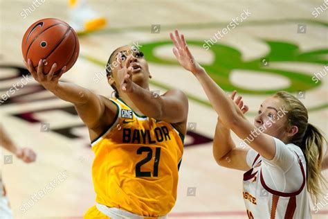 Baylor Guard Dijonai Carrington 21 Drives Editorial Stock Photo - Stock ...