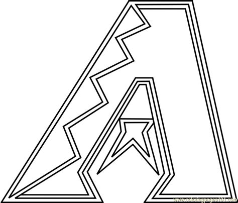 Arizona Diamondbacks Logo Coloring Pages