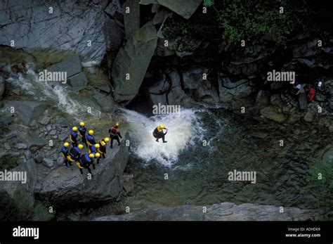 Canyoning switzerland hi-res stock photography and images - Alamy