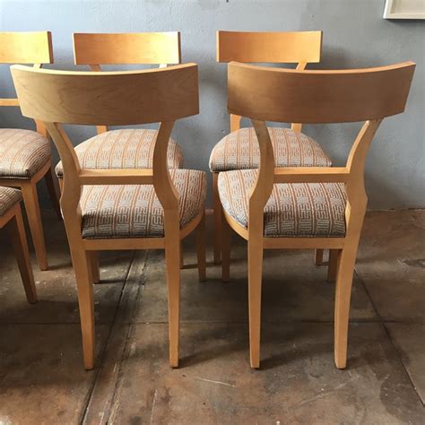 Maple Dining Chairs - Set of 6 | Chairish