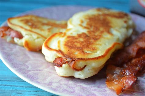 The Savvy Kitchen: Pancake Wrapped Bacon Strips | Pancakes and bacon, Breakfast dishes, Recipes