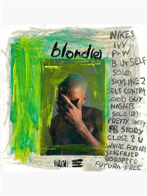 Frank ocean blonde album poster - campaigntop