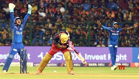 Bengaluru : MI's wicket - keeper Ishan Kishan appeals for a wicket ...