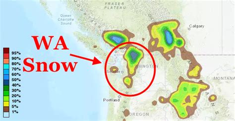 NOAA: Snow Forecast in Washington State Next Week with Snow Levels Down ...