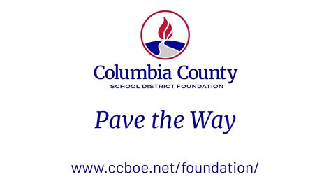 Introducing the Columbia County School District Foundation - YouTube