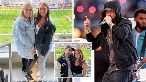 Super Bowl halftime show 2022: Eminem daughter Hailie, Alaina, brother Nathan unite in family ...