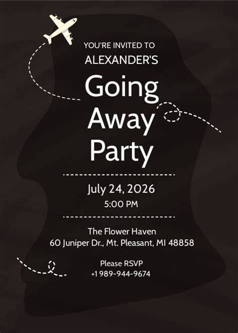 Work Going Away Party Invitations