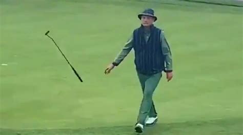 Watch Bill Murray's hilarious (and impressive) rules violation at Pebble