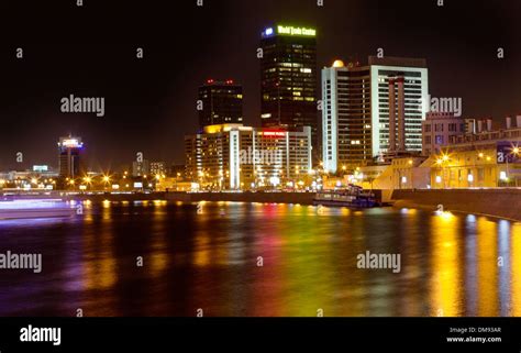 night view of World trade center in Moscow Stock Photo - Alamy