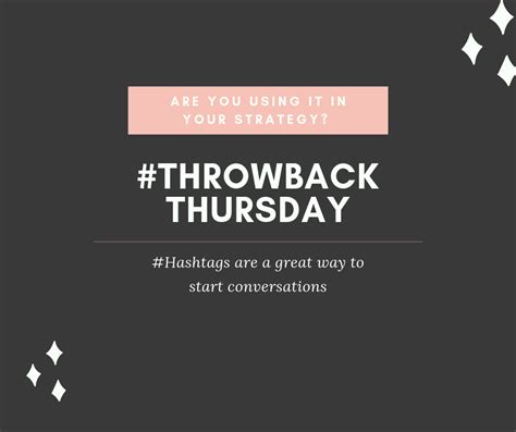 We love #Throwback Thursday posts! Did you know that #hashtags like ...