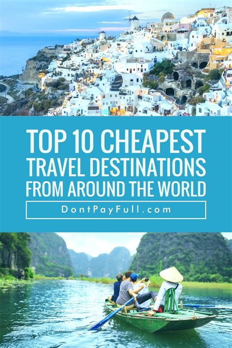 Top 10 Cheapest Travel Destinations