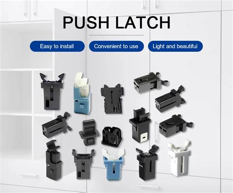 Plastic Push Door Latch For Push Mechanism And Release Door For Eye Box And Other Push Switch ...