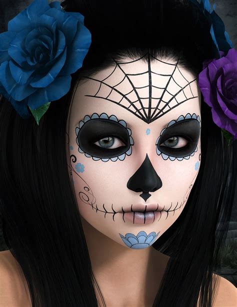 catrina #dayofthedead #mexico Sugar Skull Halloween, Halloween Eye Makeup, Halloween Eyes, Face ...