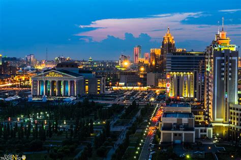 Astana at night – the views from the roofs · Kazakhstan travel and ...