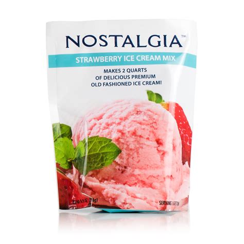 Nostalgia ICP825STRAW 8 oz Premium Strawberry Ice Cream Mix, Makes 2 Quarts - Walmart.com ...