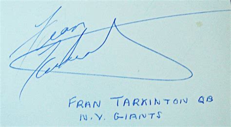 Fran Tarkenton | PSA AutographFacts℠