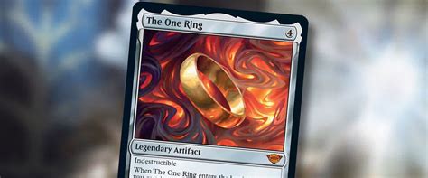 Forged Magic: The Gathering Tales of Middle-Earth "The One Ring" Card ...