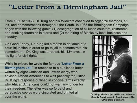 "Letter From a Birmingham Jail"