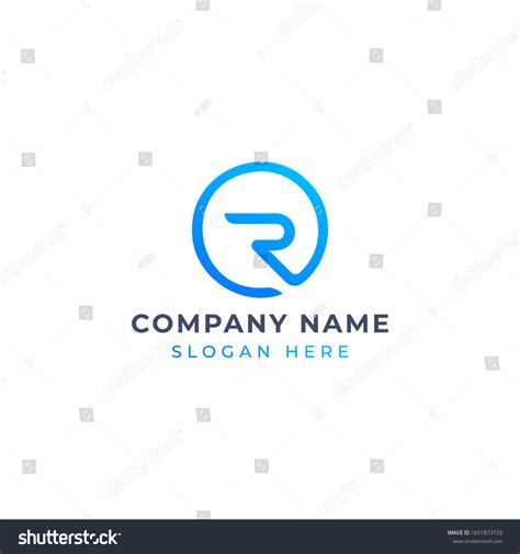 Letter R Monogram Logo Template Stock Vector (Royalty Free) 1651873729 ...