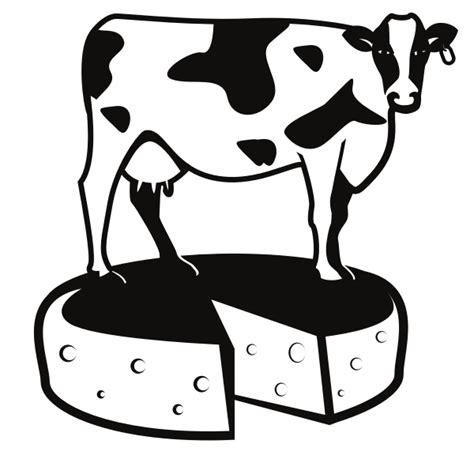 Cow cheese silhouette | Free SVG