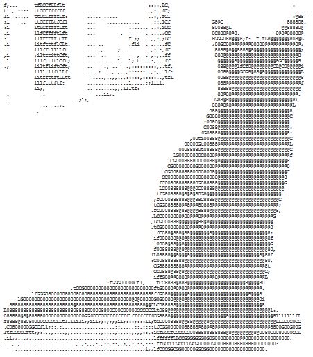 ASCII Art Cats Gallery of Pictures made from Letters and Keyboard Text ...