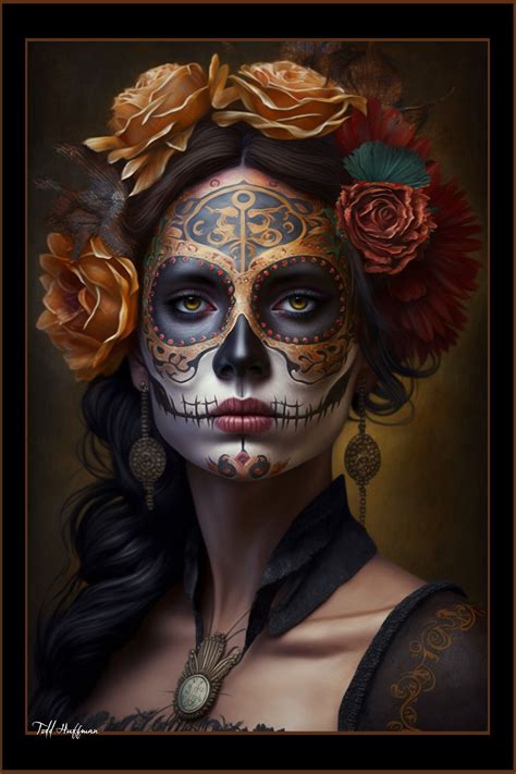 Skull Art Drawing, Tattoo Art Drawings, Cool Art Drawings, Gothic Fantasy Art, Fantasy Art Women ...