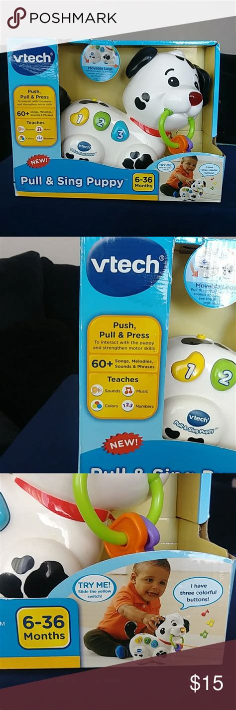 Vtech pull and Sing puppy . | Vtech, Learning toys, Puppies