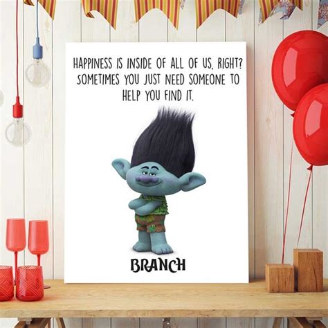 Trolls Print Trolls Quote Branch Quote Trolls Printable | Etsy