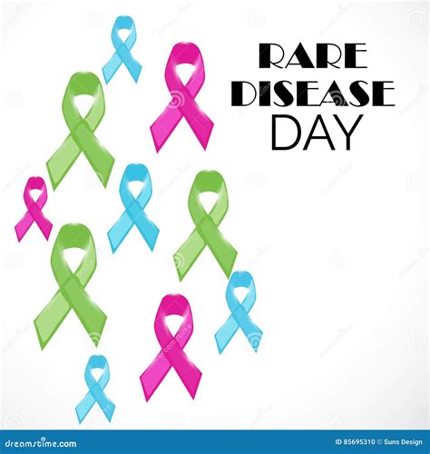 Rare Disease Day stock illustration. Illustration of illness - 85695310