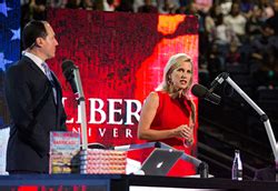 Laura Ingraham Hosts National Talk Radio Show Live From Liberty University Convocation